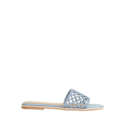 Women's A396-220A Flat Sandals - Blue