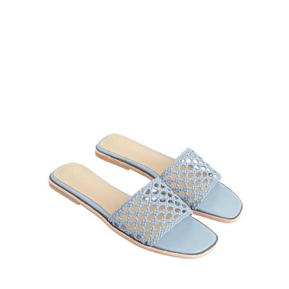 Women's A396-220A Flat Sandals - Blue