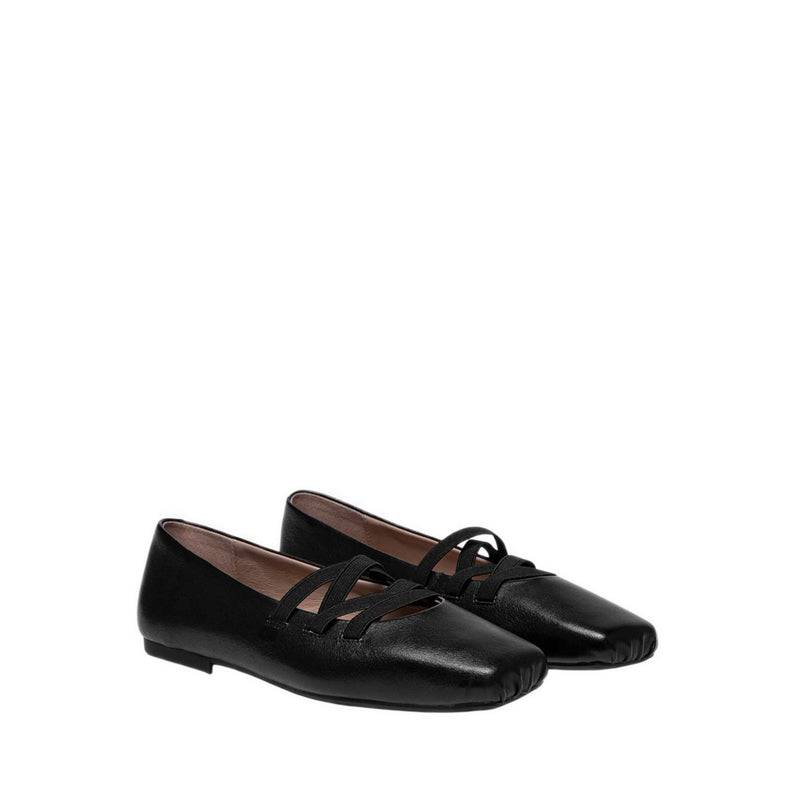 Pazzion Women's 536-2A Heels Flats - Black