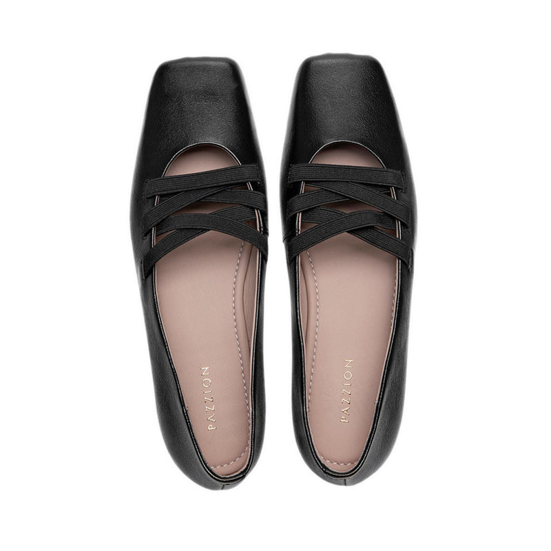 Pazzion Women's 536-2A Heels Flats - Black