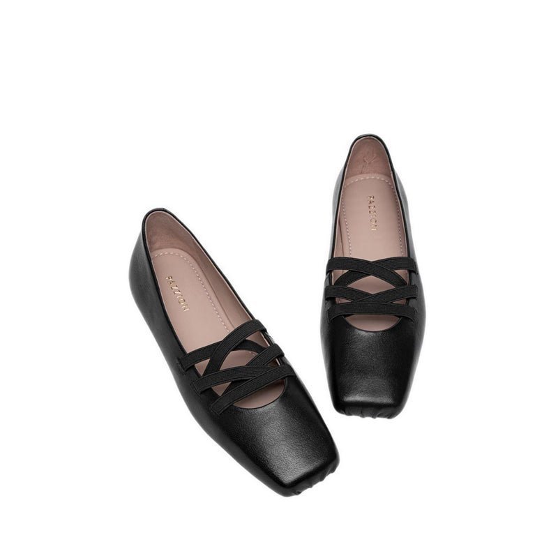 Pazzion Women's 536-2A Heels Flats - Black