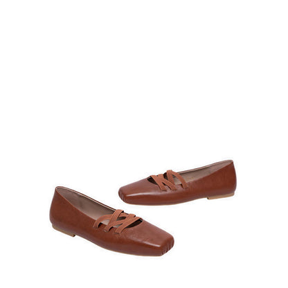 Pazzion Women's 536-2C Flats - Brown