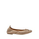 Pazzion Marcelina Crystal Embellished Bow Flats - Beige