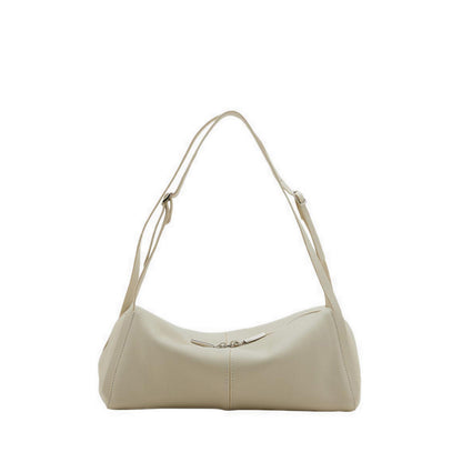 Pazzion Women's Gretchen Boxy Leather Bag - Beige