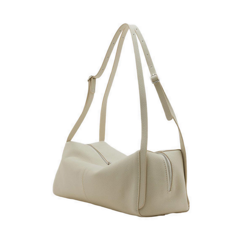 Pazzion Women's Gretchen Boxy Leather Bag - Beige