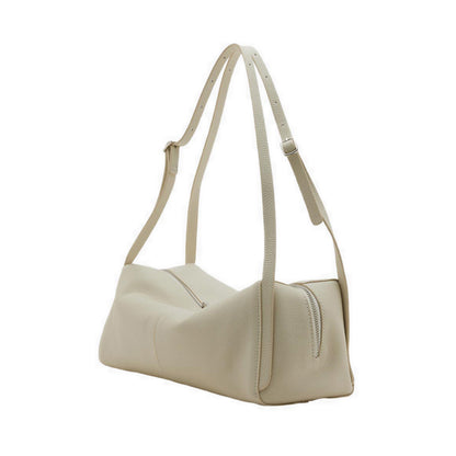 Pazzion Women's Gretchen Boxy Leather Bag - Beige