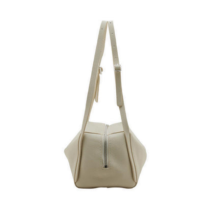 Pazzion Women's Gretchen Boxy Leather Bag - Beige