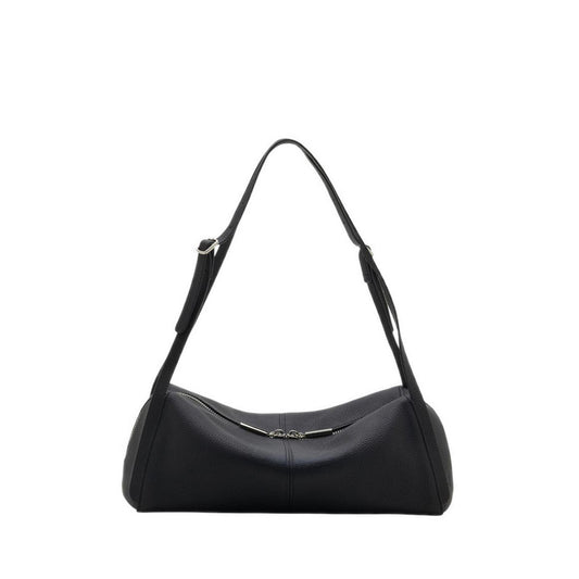 Pazzion Women's Gretchen Boxy Leather Bag - Black