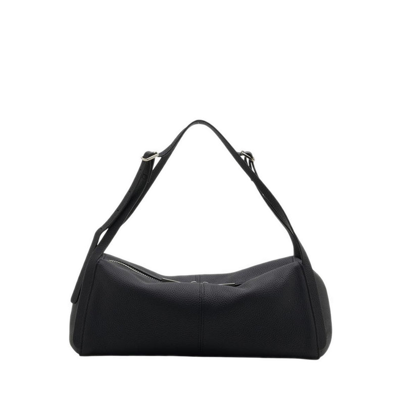 Pazzion Women's Gretchen Boxy Leather Bag - Black