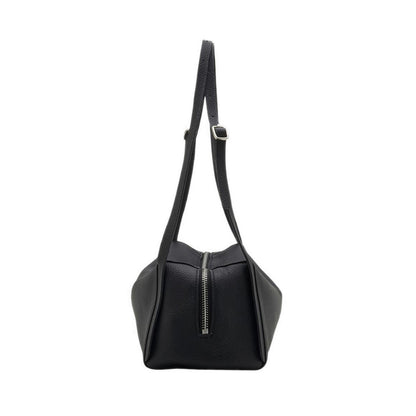 Pazzion Women's Gretchen Boxy Leather Bag - Black