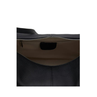 Pazzion Women's Gretchen Boxy Leather Bag - Black