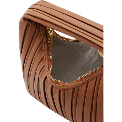 Celia Pleated Bag - Brown