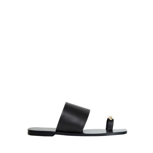 Jhane Toe-Ring Slides - Black