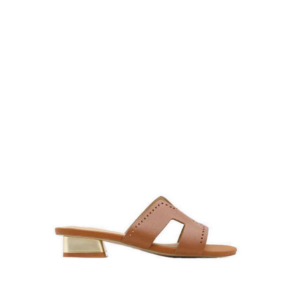 Leanne Caged Sandal Heels - Brown