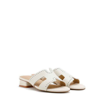 Leanne Caged Sandal Heels - Beige
