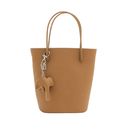 Stormy Garden Bucket Bag - Brown