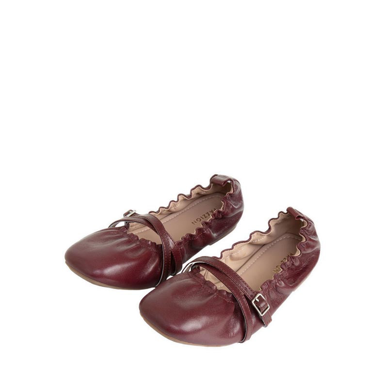 Women's 688-1C Flats - Maroon