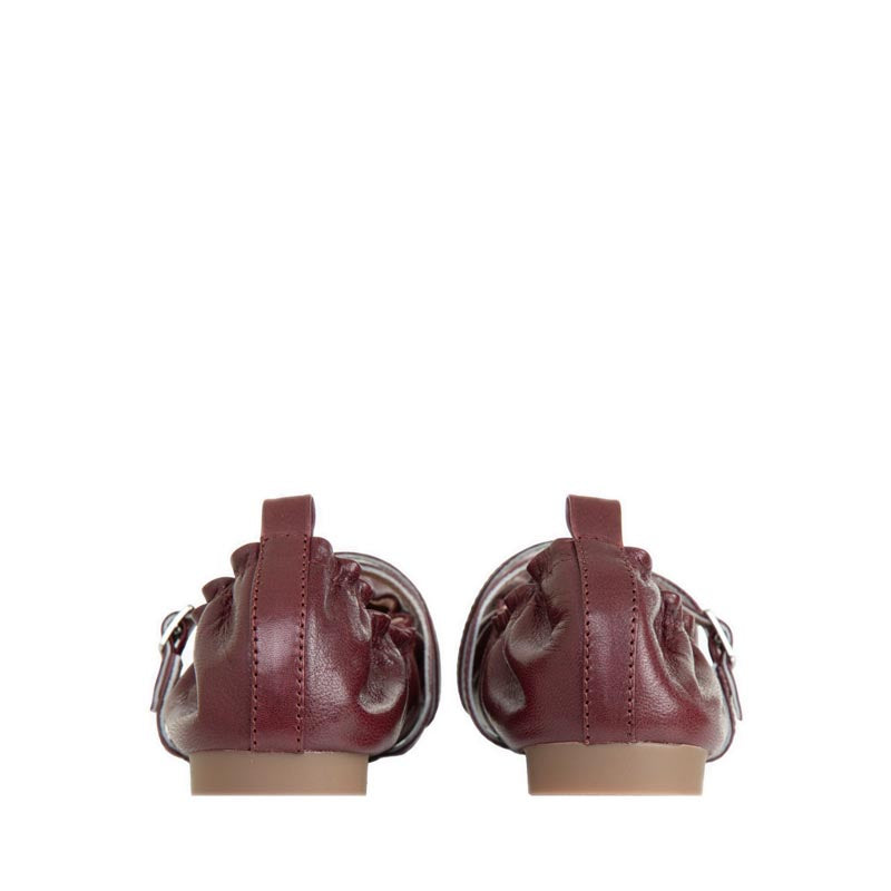 Women's 688-1C Flats - Maroon