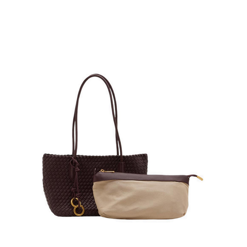 Pazzion Women's Galivyn Woven Tote - Maroon