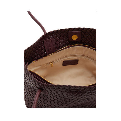 Pazzion Women's Galivyn Woven Tote - Maroon