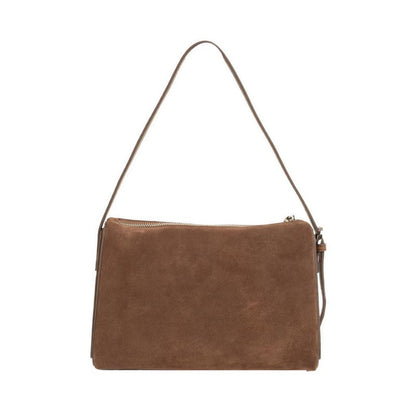 Women's Bellarise Suede Shoulder Bag - Brown