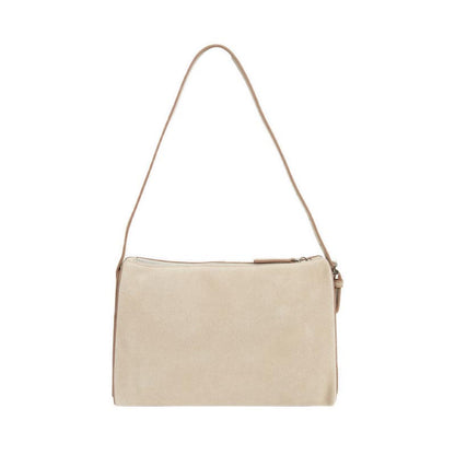 Women's Bellarise Suede Shoulder Bag - Khaki