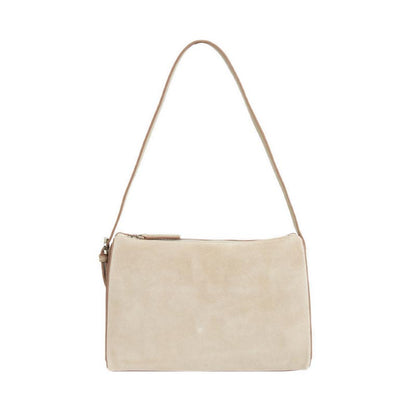 Women's Bellarise Suede Shoulder Bag - Khaki