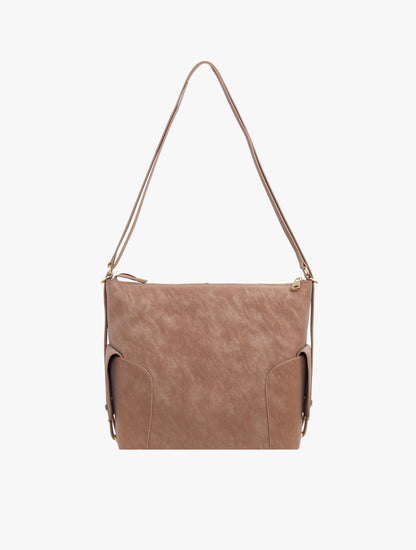Pazzion Women's Danika Three Way Bag - Brown