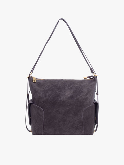 Pazzion Women's Danika Three Way Bag - Grey