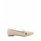 Flats With Metal Hardware - Beige