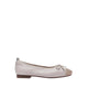 Women's Novalyn Bow Leather Flats - Beige