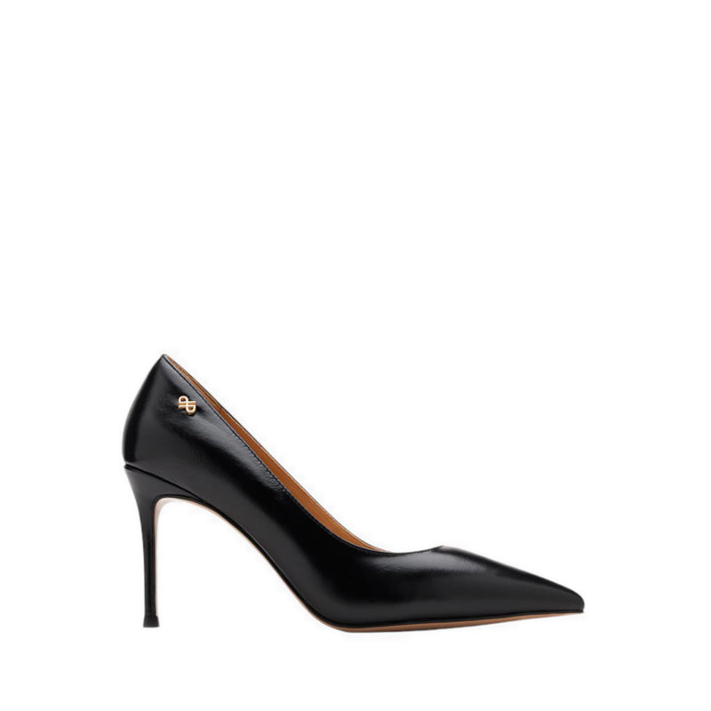 Stefano Patent Stiletto Heels - Black