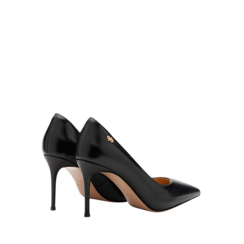 Stefano Patent Stiletto Heels - Black