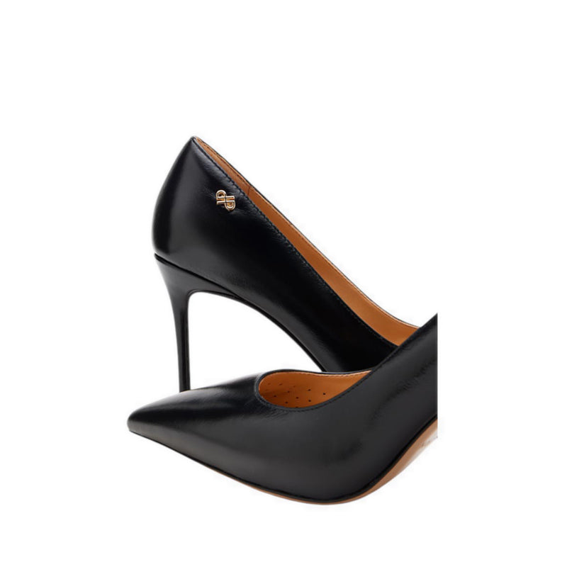 Stefano Patent Stiletto Heels - Black
