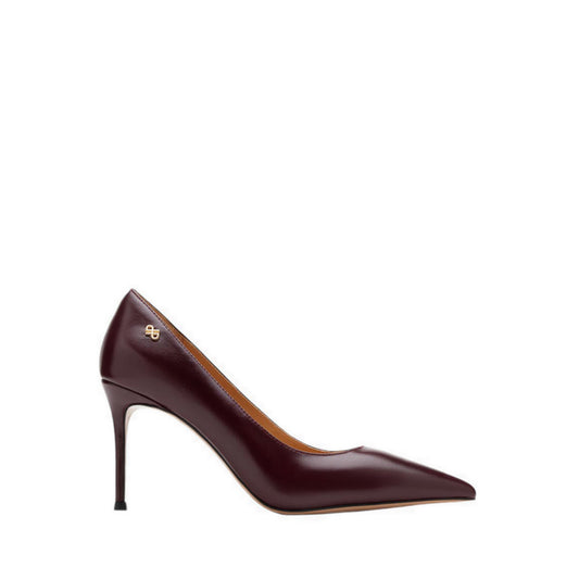 Pazzion Stefano Patent Stiletto Heels - Maroon