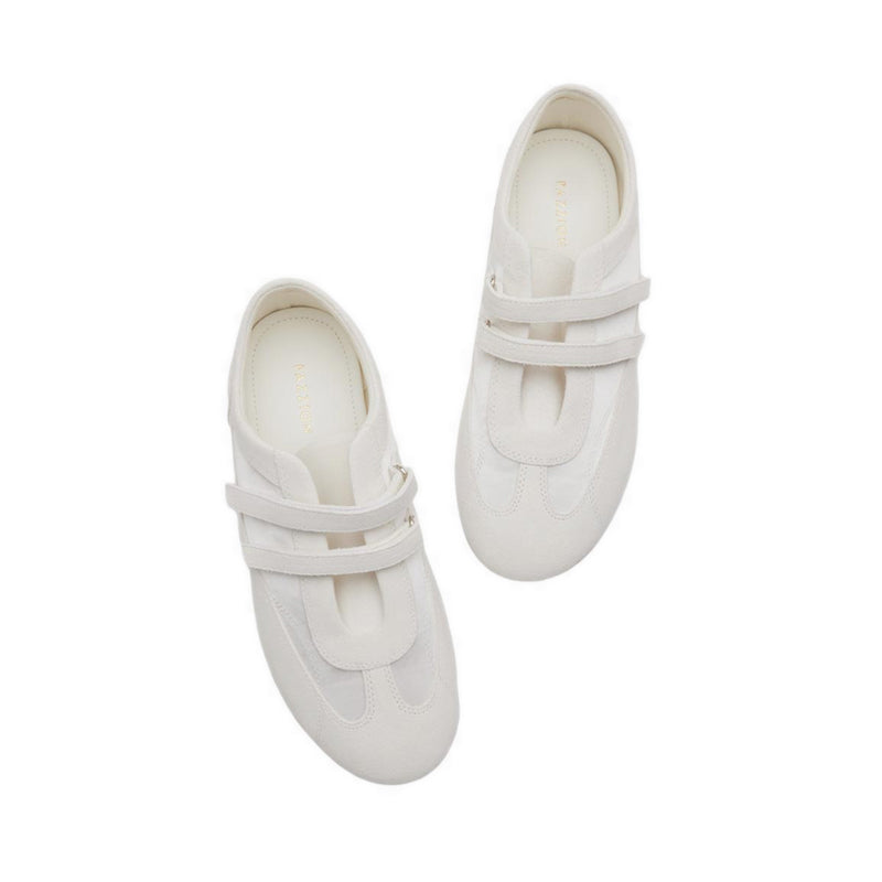 Women's Noralyn Double Velcro Strap Sneakers - White