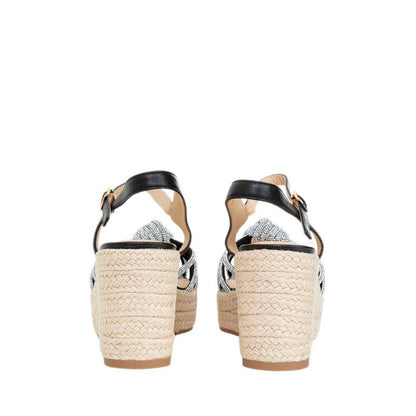 8816 Wedges Sandals - Black