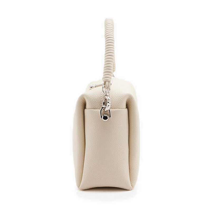 Donna Knotted Double Handle Bag - Beige