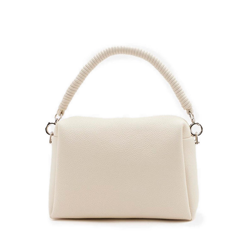Donna Knotted Double Handle Bag - Beige