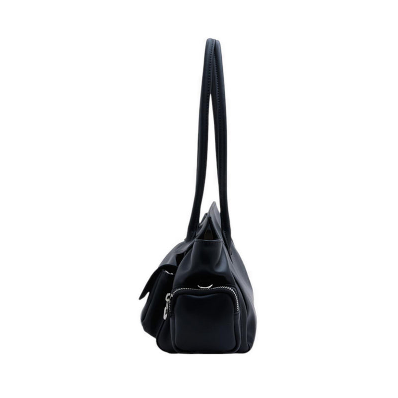 Women's Virelle Structured Multi-Pocket Shoulder Bag - Black