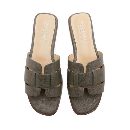 Elmira O.Ori Cage Slides - Khaki