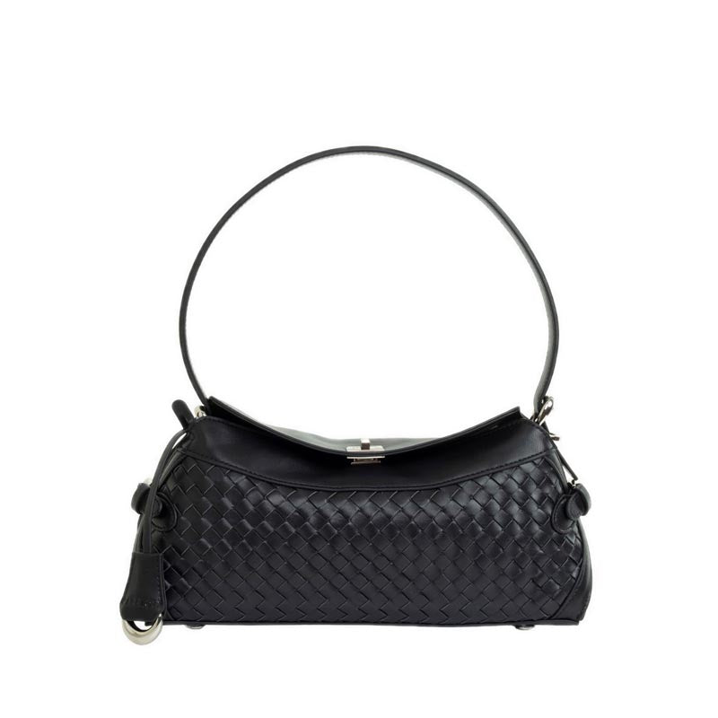 Women's Aerivelle Woven Twist Lock Bag - Black