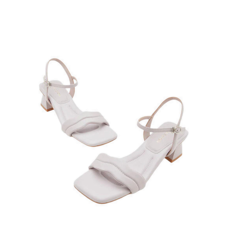 Alaina Pillow Strappy Heels - Purple