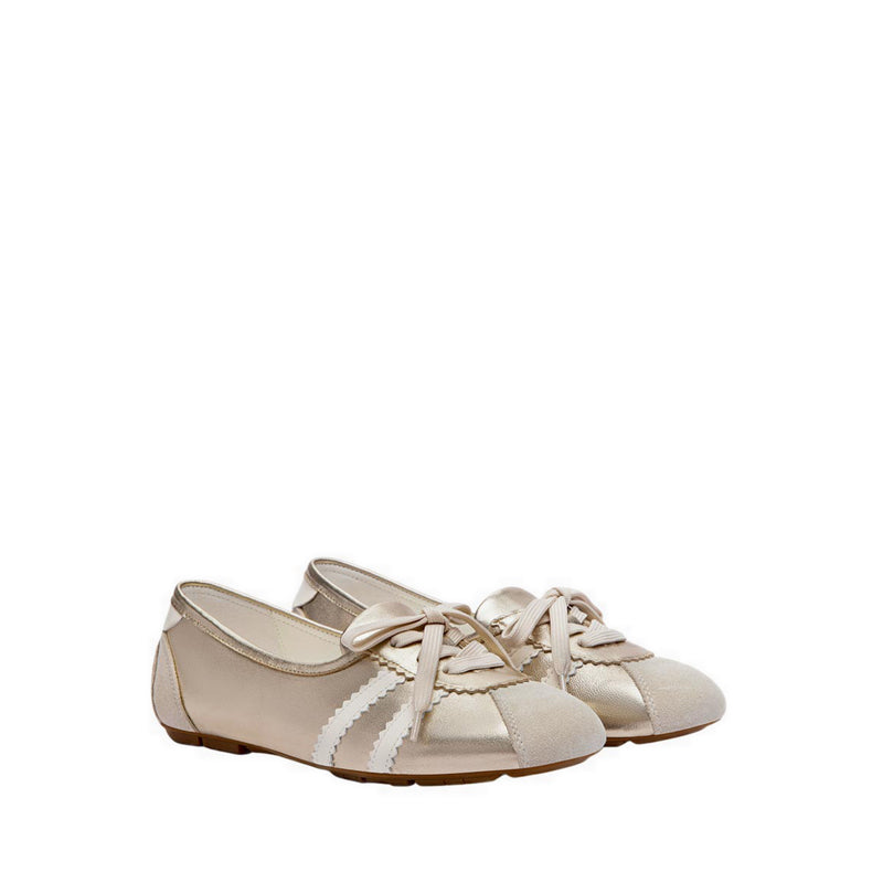 Pazzion Women's Alice Ballerina Sneakers - Gold