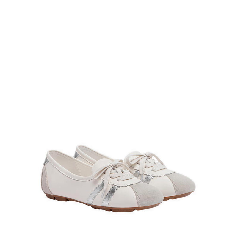 Pazzion Women's Alice Ballerina Sneakers - Beige