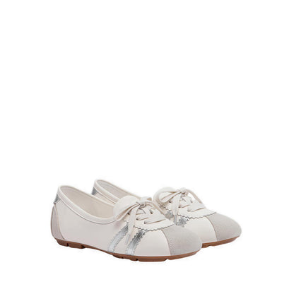 Pazzion Women's Alice Ballerina Sneakers - Beige