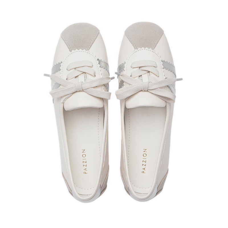 Pazzion Women's Alice Ballerina Sneakers - Beige