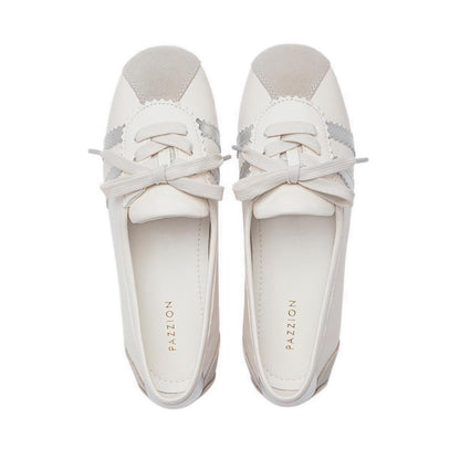 Pazzion Women's Alice Ballerina Sneakers - Beige