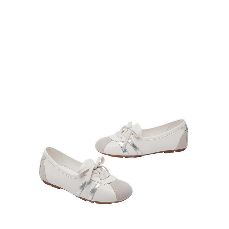 Pazzion Women's Alice Ballerina Sneakers - Beige