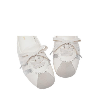 Pazzion Women's Alice Ballerina Sneakers - Beige